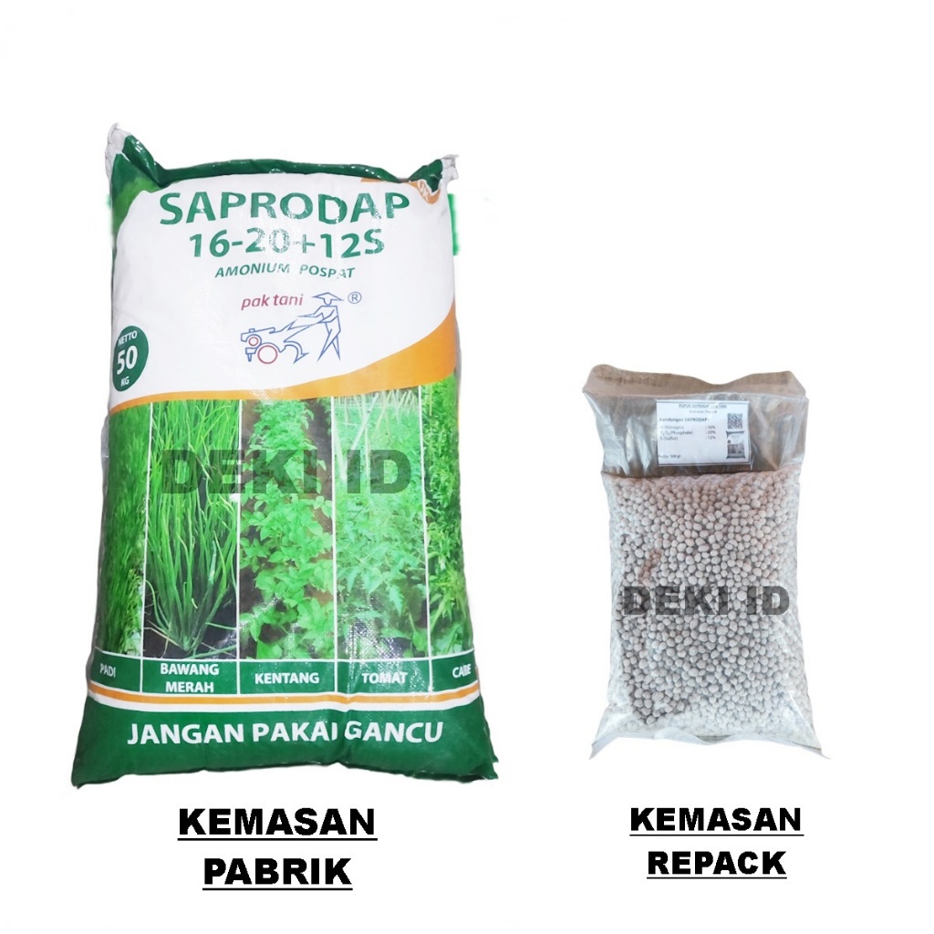 Jual Saprodap 500 Gram Repack Pupuk Ammonium Pospat Pak Tani 16 20 0 ...