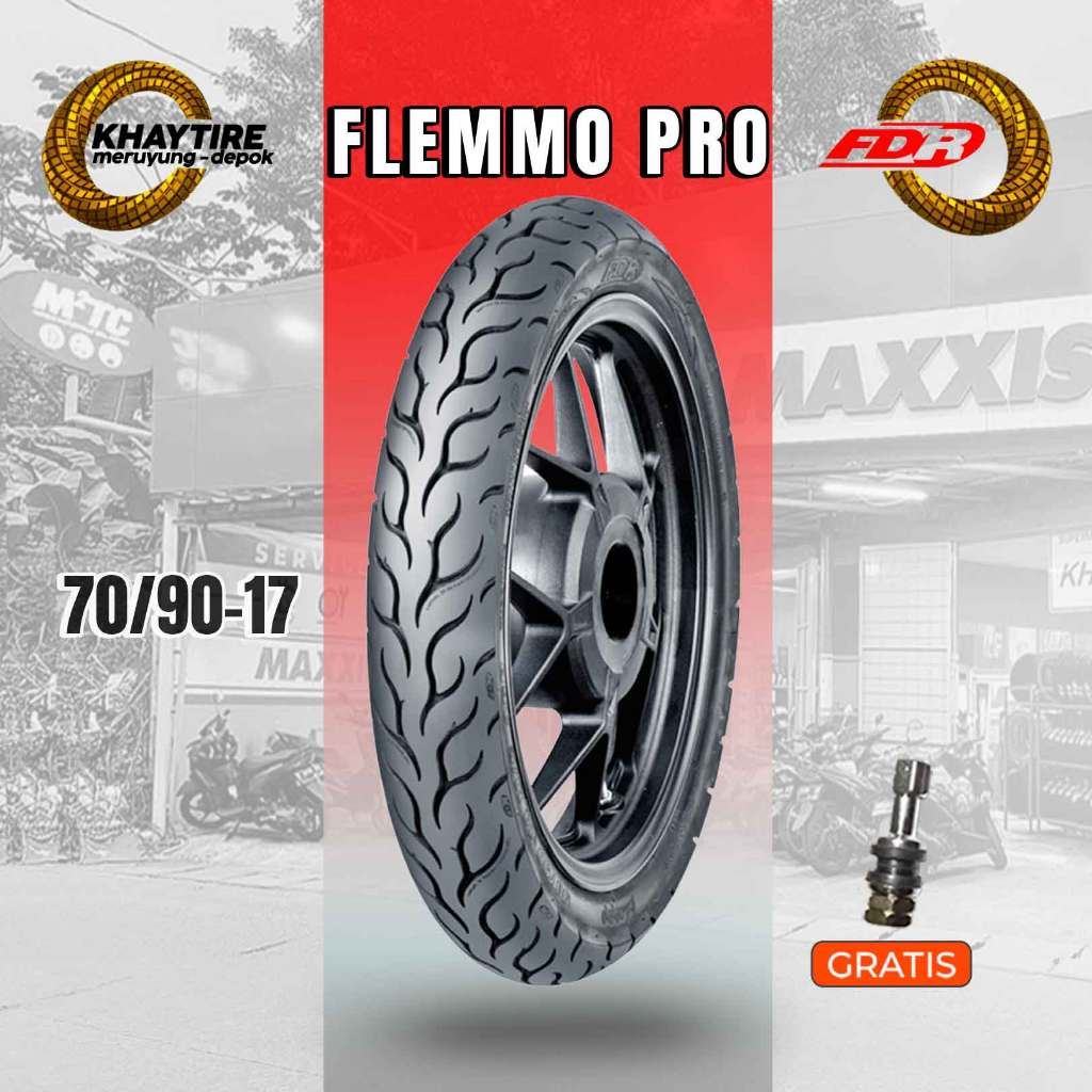 Jual Ban Motor FDR FLEMMO PRO 70/90 Ring 17 Tubeless | Shopee Indonesia