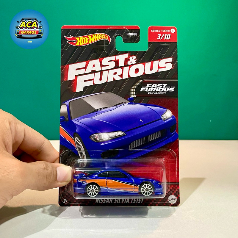 Hot Wheels Silver Series Fast & Furious Tokyo Drift Nissan Silvia (S13) Die-Cast Car