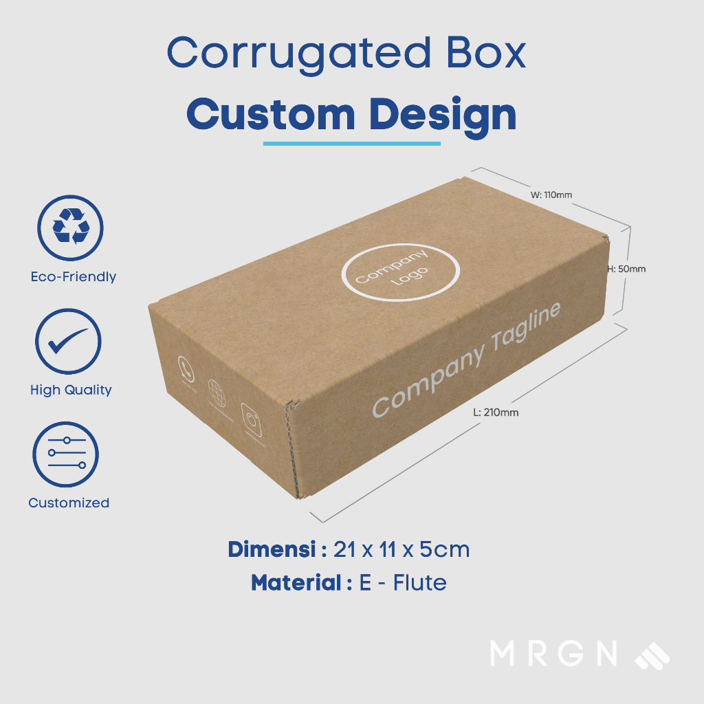 Jual Custom Cetak Corrugated Box Sablon - Kardus Karton Ecofriendly ...