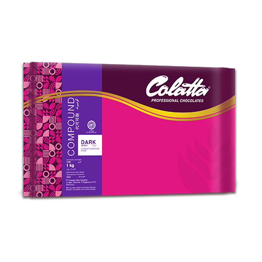 Jual Dark Chocolate Colatta Compound / Coklat / Cokelat colata 1kg ...