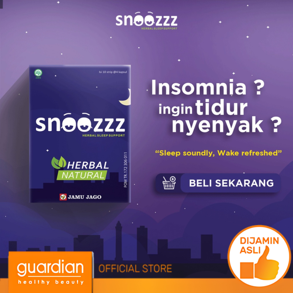 Jual SNOOZZ Herbal Sleep Support Isi 4 Kapsul | Shopee Indonesia