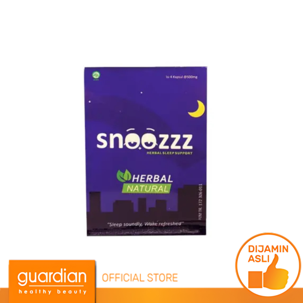 Jual SNOOZZ Herbal Sleep Support Isi 4 Kapsul | Shopee Indonesia
