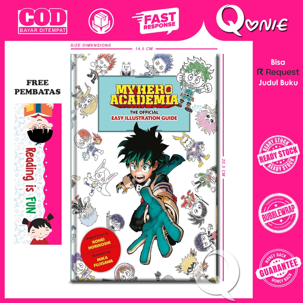 Jual My Hero Academia - The Official Easy Illustration Guide | Shopee ...