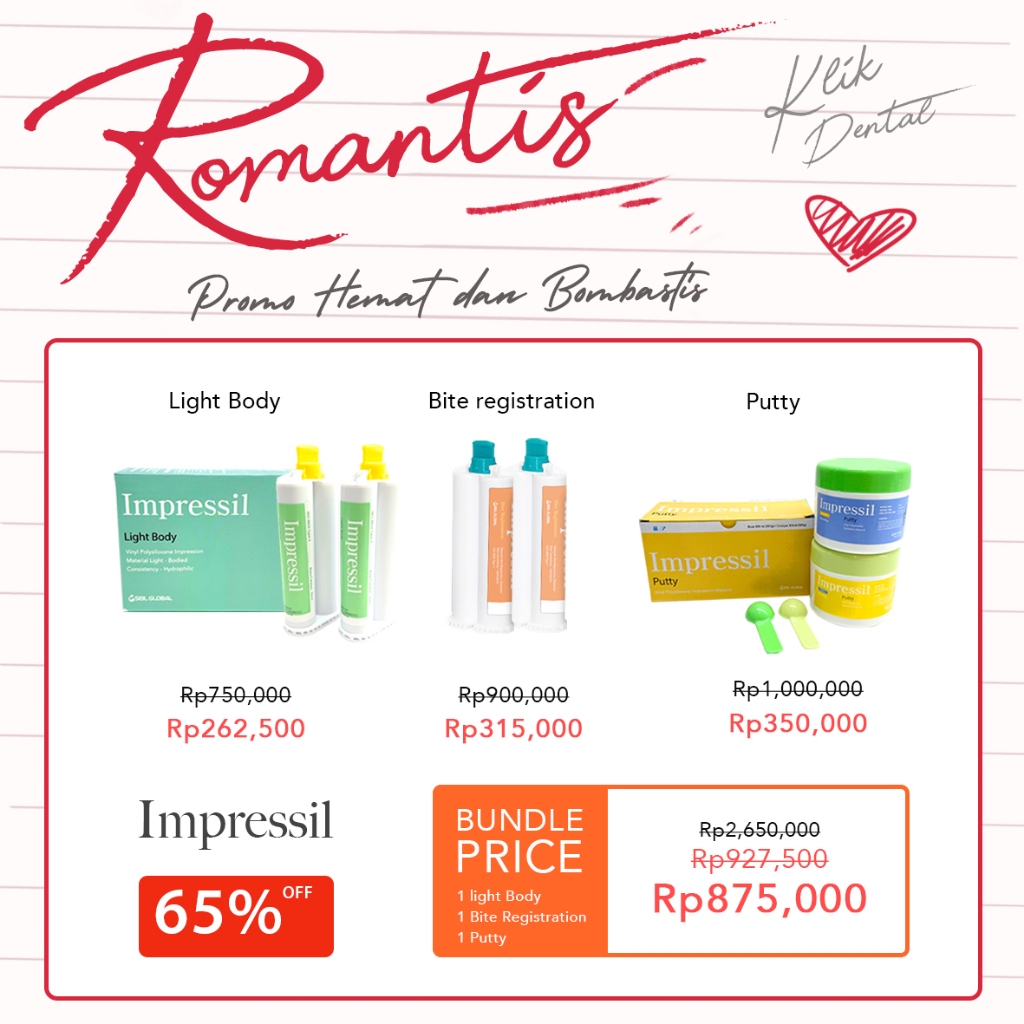 Jual KLIK DENTAL Promo Impressil Bundle Set | Shopee Indonesia