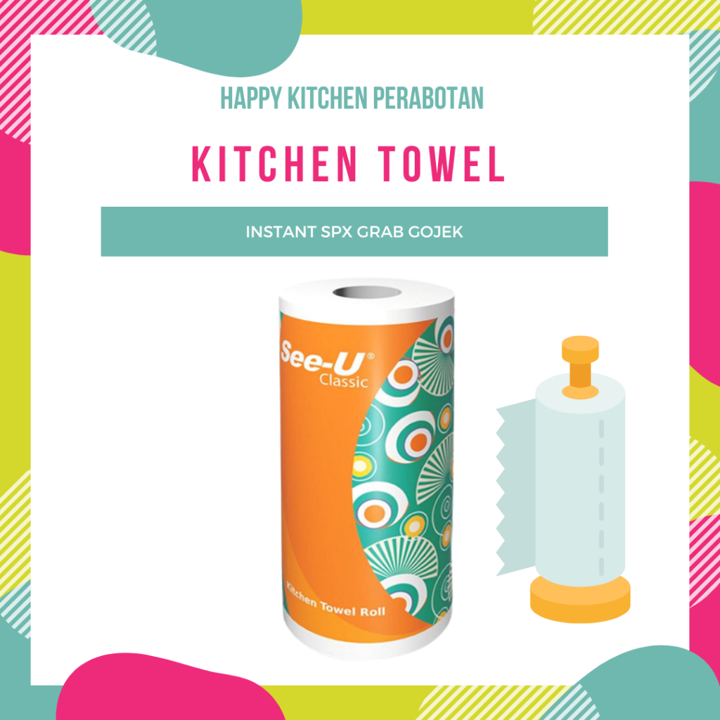 Jual TISU KITCHEN TOWEL ROLL SEE U TISSUE DAPUR | Shopee Indonesia