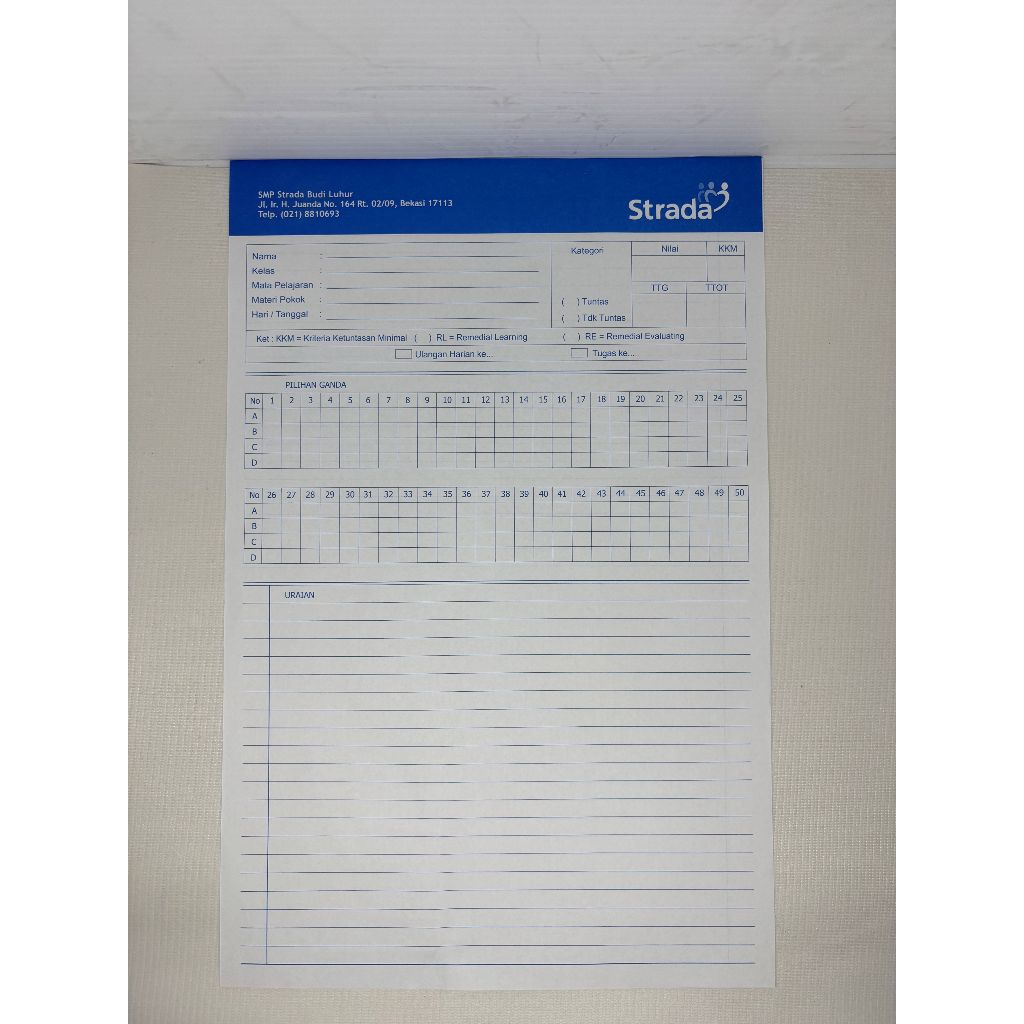 Jual Kertas Ulangan Terlengkap & Harga Terbaru Agustus 2026 | Shopee ...