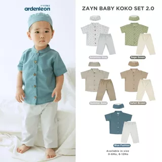 ARDENLEON Setelan Bayi Laki Laki Raya Zayn Baby Koko Set 2.0