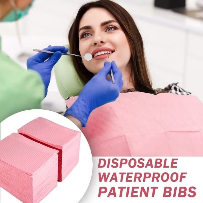 Jual Dental Bib Polybib isi 125 Celemek Dental Celemek Dokter Gigi ...