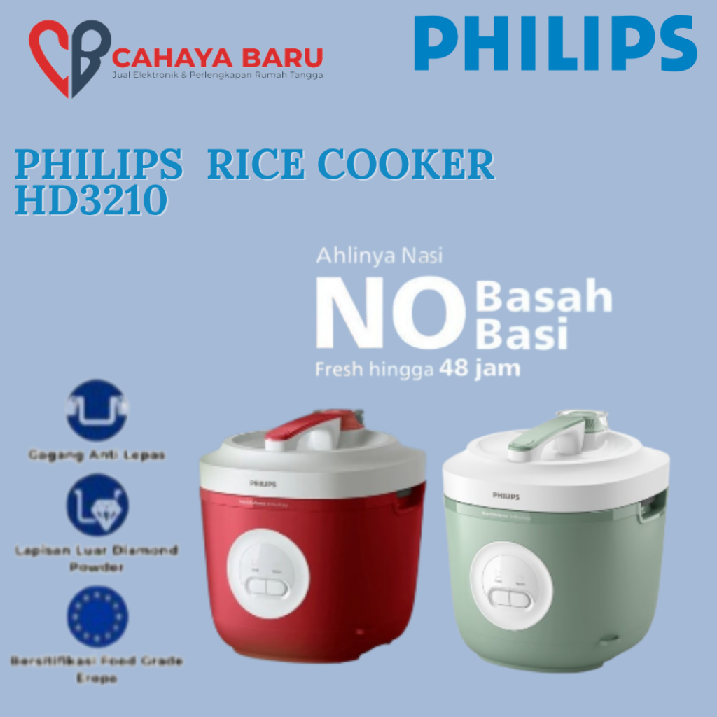 Jual PHILIPS RICE COOKER HD3210 | Shopee Indonesia