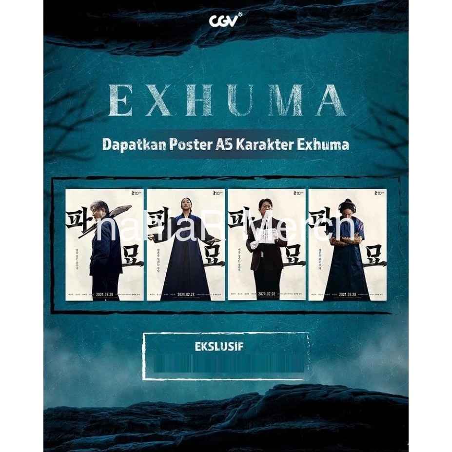 Jual Exhuma x CGV Official A5 Poster | Shopee Indonesia