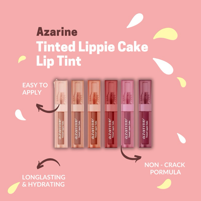 Jual Azarine Tinted Lippie Cake Lip Tint 2.9ml | Shopee Indonesia