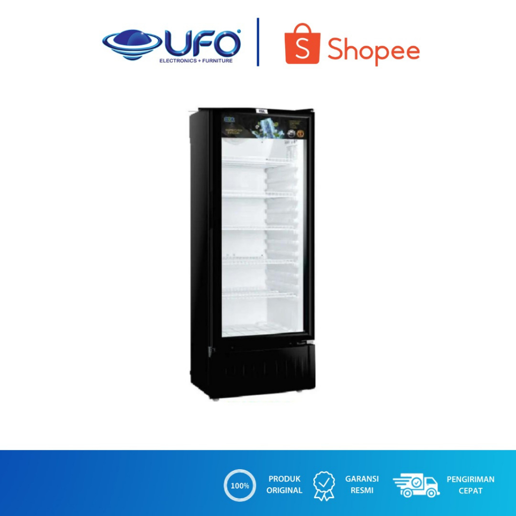 Jual RSA SHOWCASE 5 RAK 290 LITER AGATE-300R | Shopee Indonesia