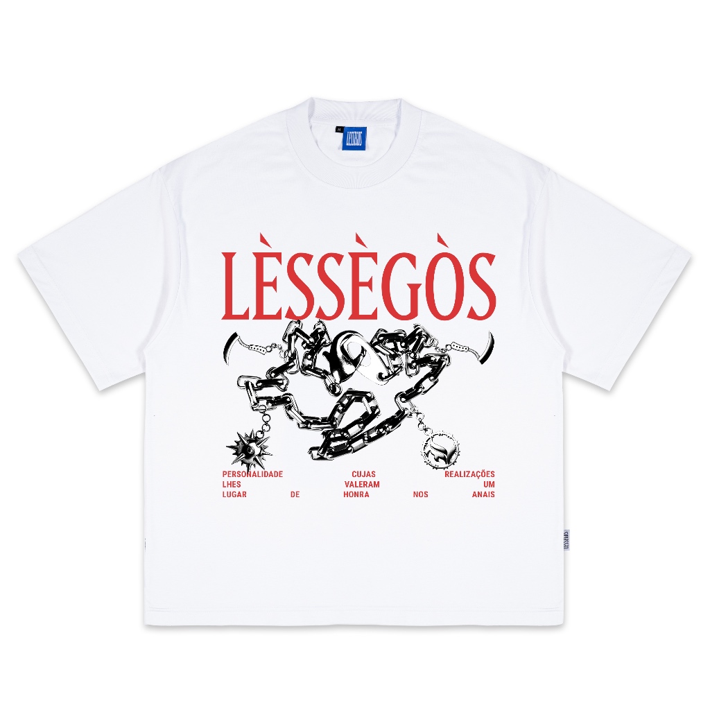 Jual Lessegos Tshirt Oversize Putih Fangs | Shopee Indonesia