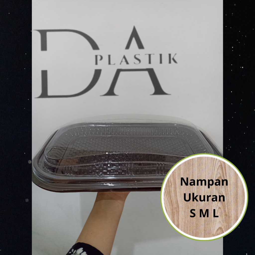 Jual 1Pcs Nampan Mika Baki Hantaran Plastik Tempat Jajan Snack Kue ...