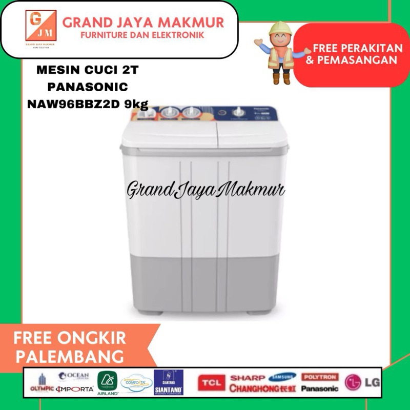 Jual Mesin cuci 2T panasonic NAW96BBZ2D 9kg mesin cuci murah mesin cuci