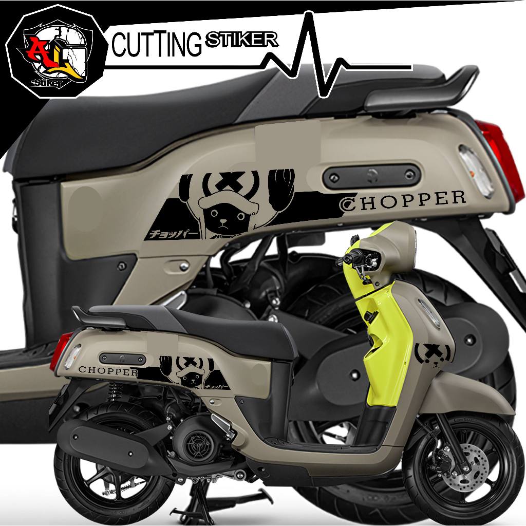 Jual STICKER CUTTING FAZZIO/STRIPING KARTUN CHOPPER/503/STIKER KARTUN ...