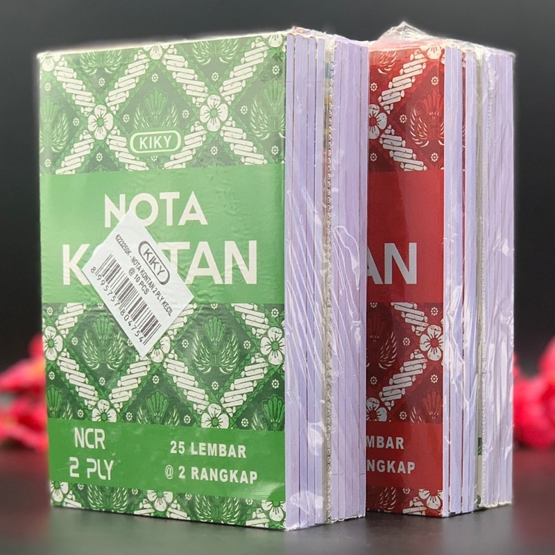 Jual Buku Nota Kiky Kontan 2 Ply / NCR 2 Rangkap 25 Lembar (1 PAK isi ...