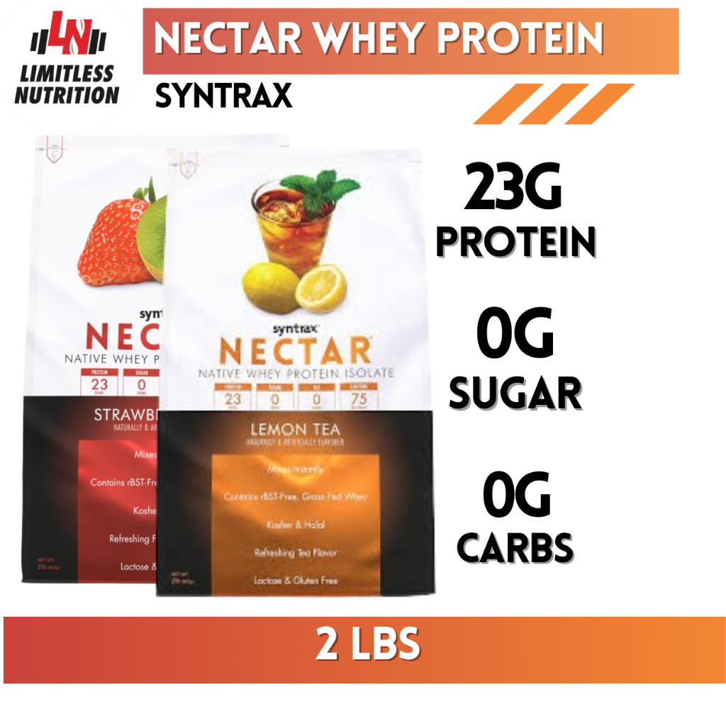 Jual Syntrax Nectar Native Whey Protein Isolate 2 Lbs | Shopee Indonesia