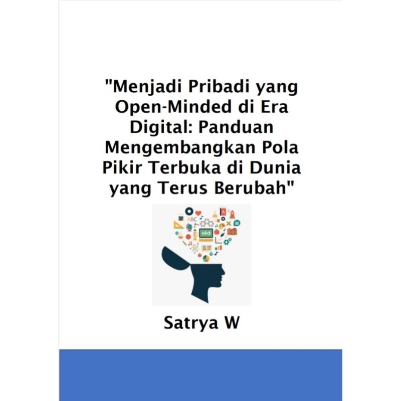 Jual Menjadi Pribadi yang Open Minded di era digital Panduan ...