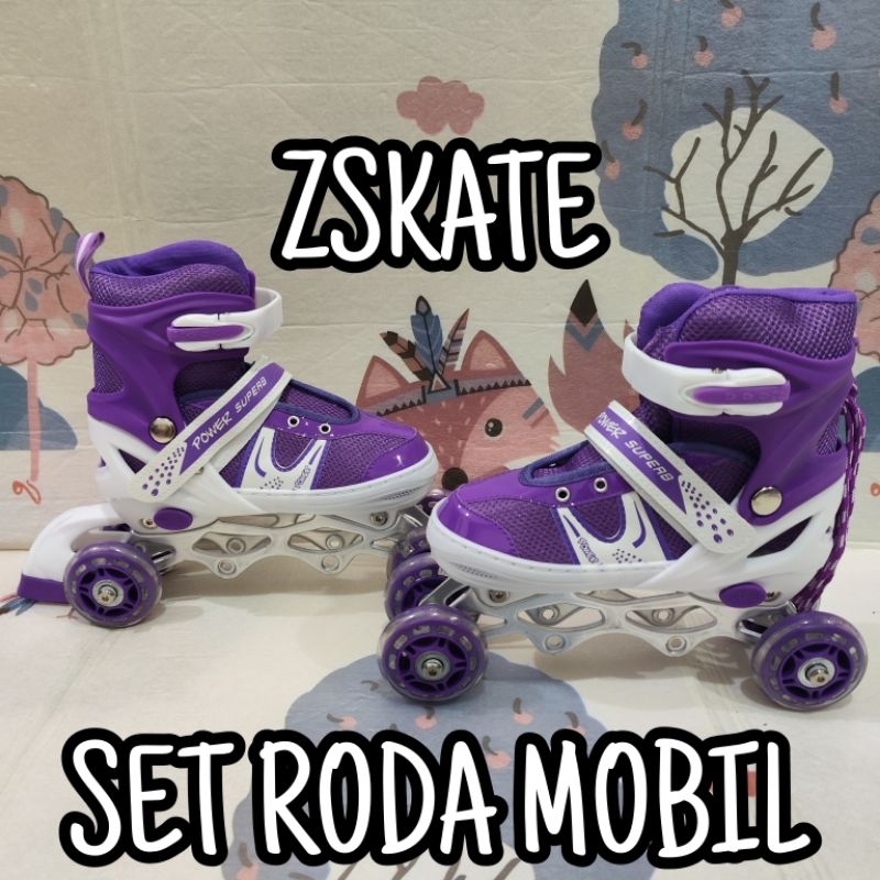 Jual PROMO!!! SEPATU RODA ANAK POWER INLINE SKATE/ BISA SETTING RODA 3 ...
