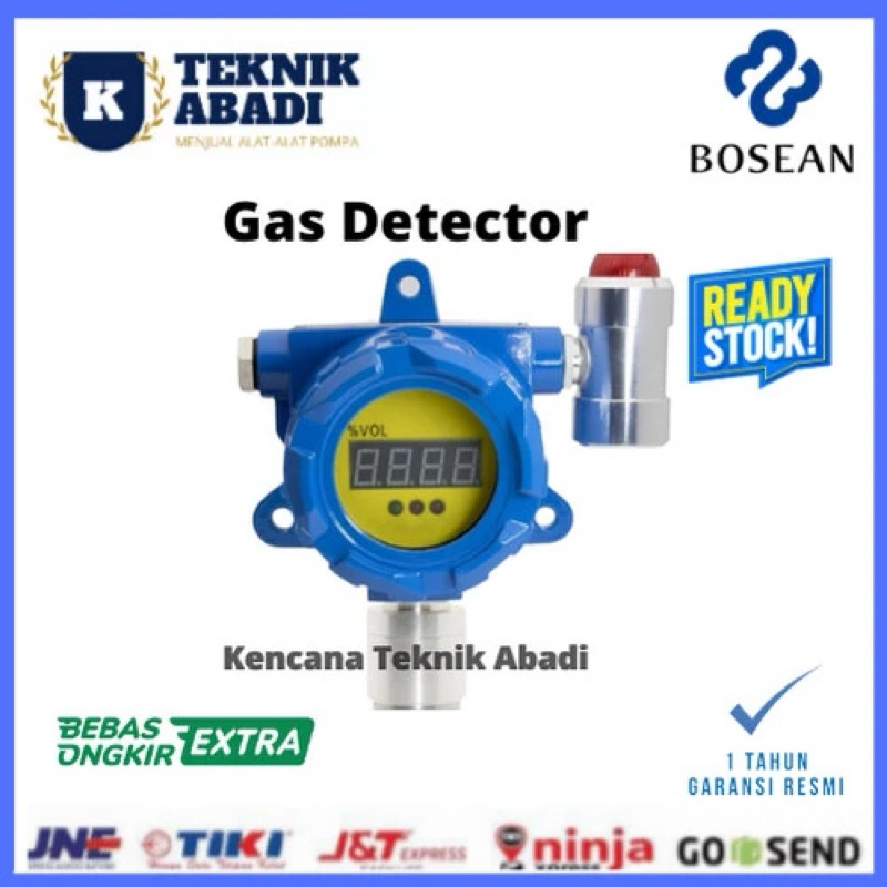 Jual Bosean BH-60 fixed CH4 methane gas detector transmitter LED ...