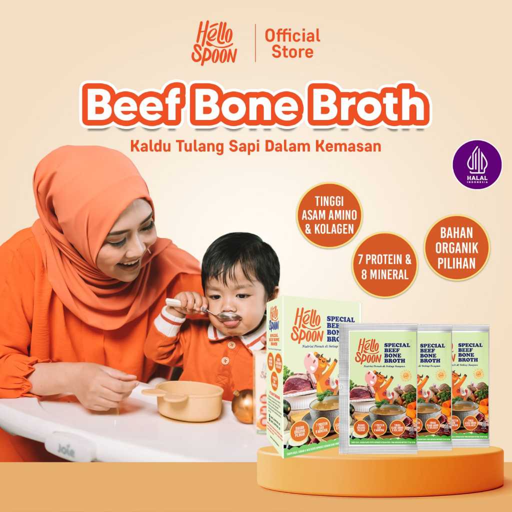 Jual Hello Spoon - Beef Bone Broth - 600ml - BB BOOSTER, Kaldu Tulang ...