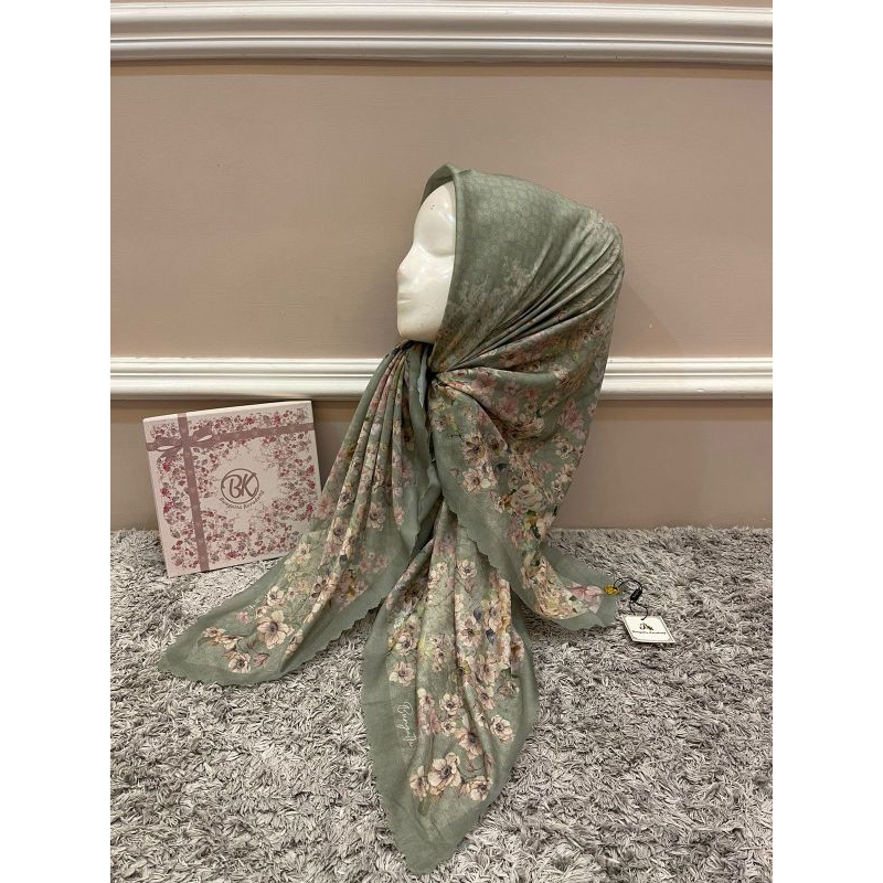 Hijab Voal Motif Syeerah Series Bungatta Terbaru Box