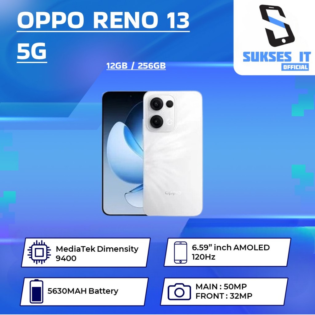 Jual OPPO RENO 13 5G - 12GB/256GB GARANSI RESMI INDONESIA | Shopee ...