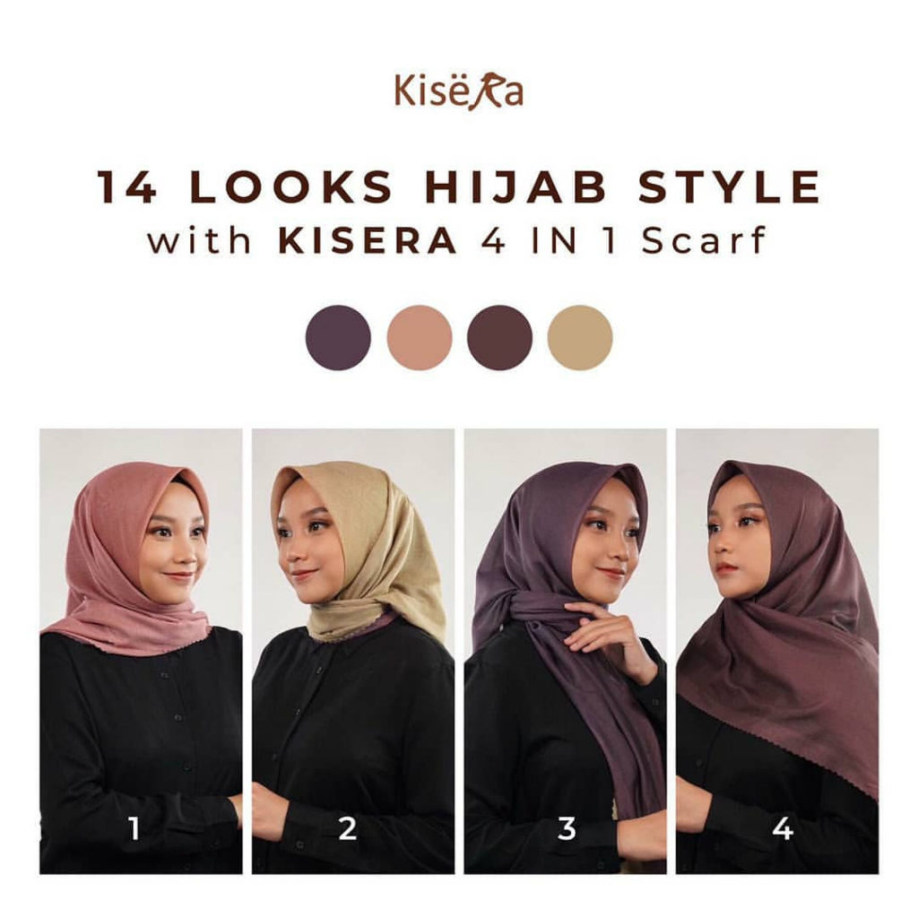 Jual Kisera Official | AIZA 196 - 201 | Satu Kerudung Empat Warna ...