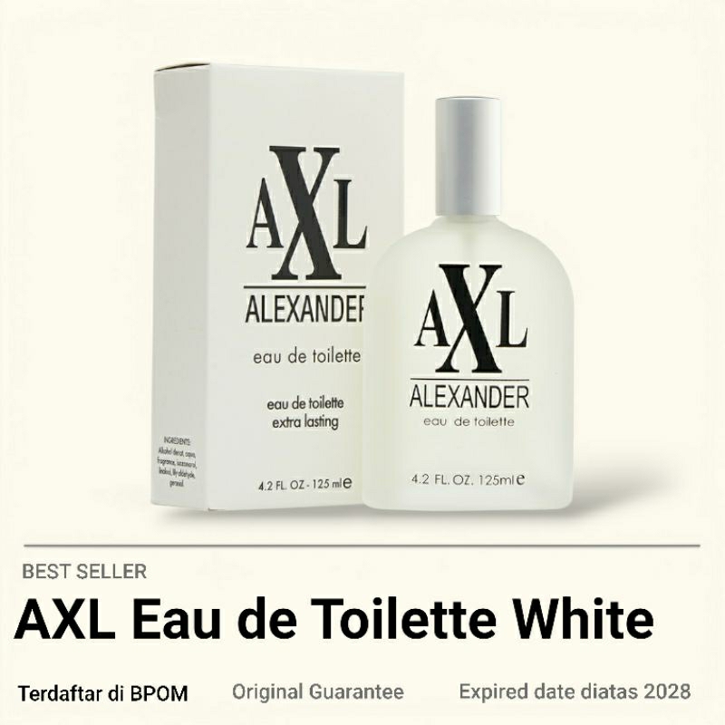 Jual PARFUM AXL ALEXANDER EAU DE TOILETTE 125ML WHITE | Shopee Indonesia