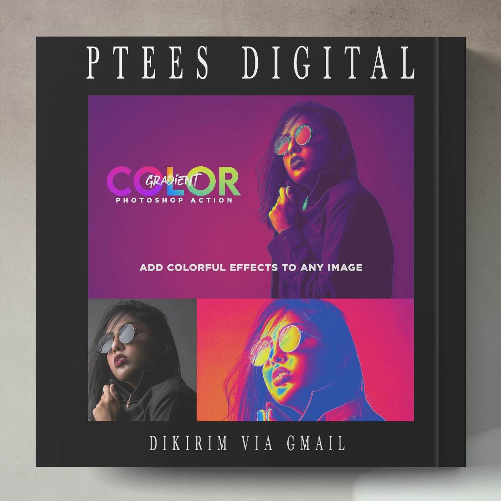 Jual PD0544 - Color Gradient Photoshop Action | Shopee Indonesia