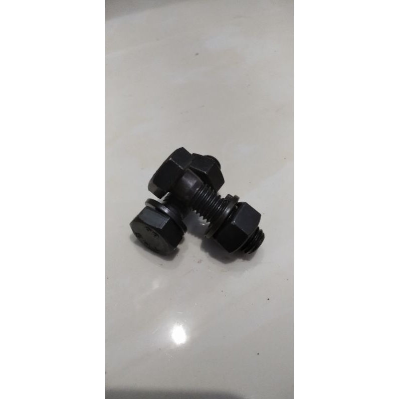 Jual baut roda traktor quick yanmar .kunci 19 baut baja 8.8 + ring veer ...