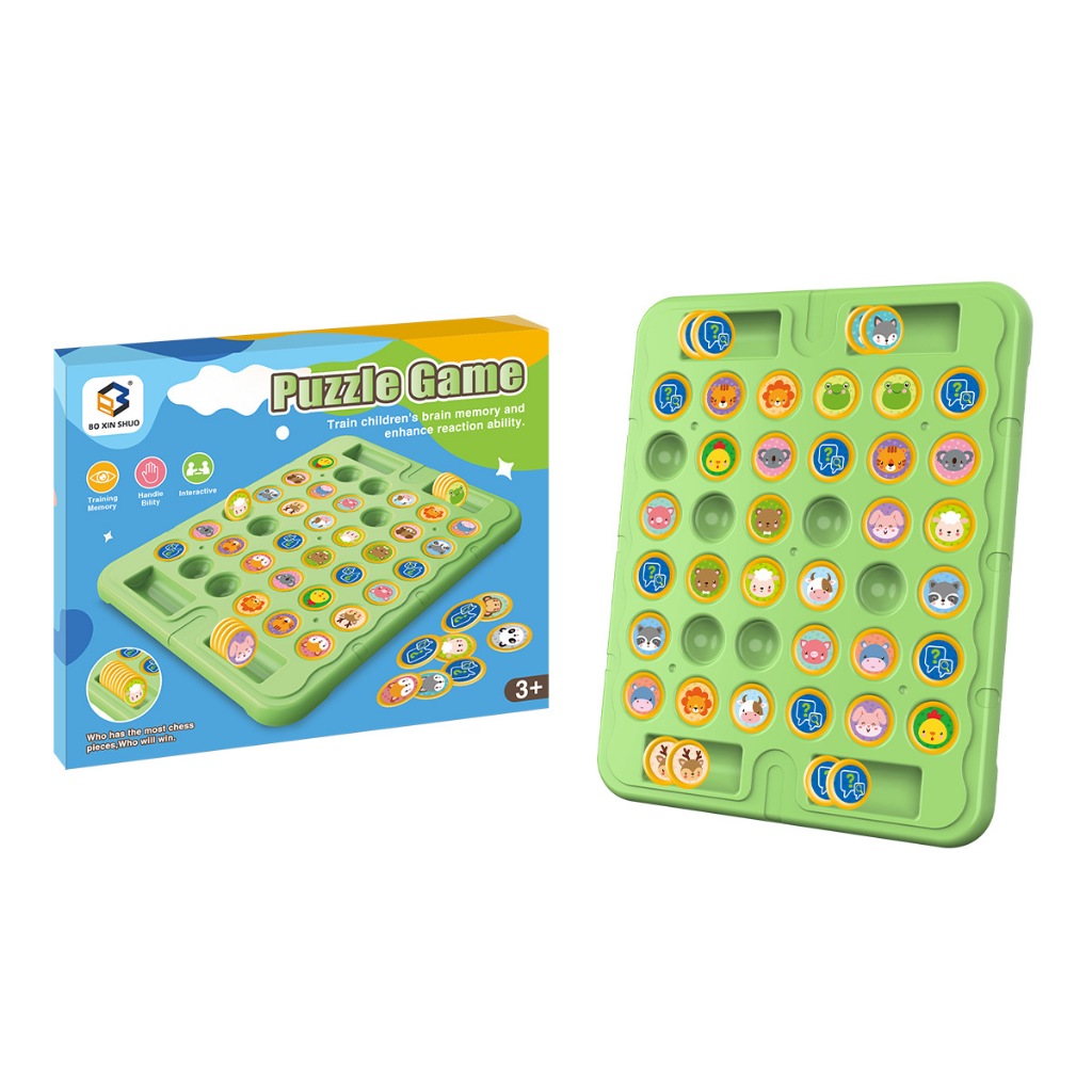 Jual Mainan Anak Puzzle Edukasi Game Flip Chess Sensorik Motorik ...