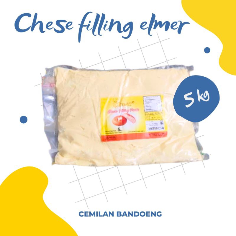 Jual Chese filling elmer premium kemasan pabrik 5 kg | Shopee Indonesia