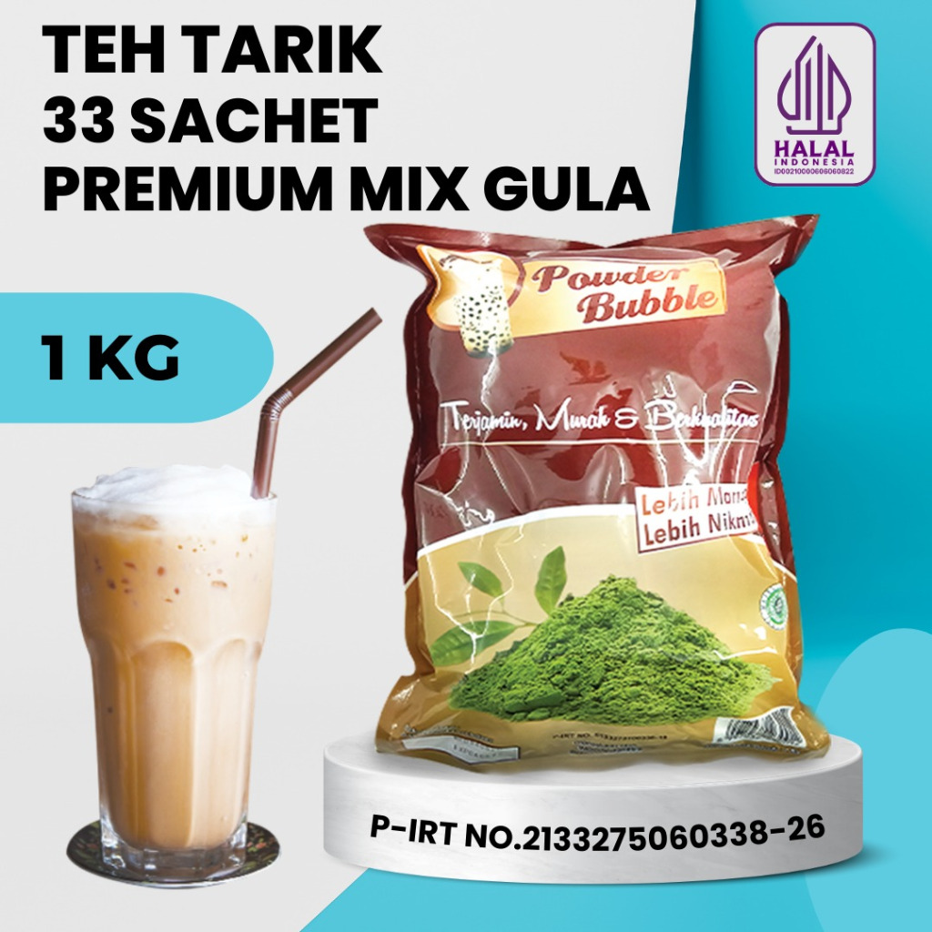 Jual Powder TEH TARIK - Bubuk Minuman Sachet Teh Tarik 1 KG (Mix gula ...