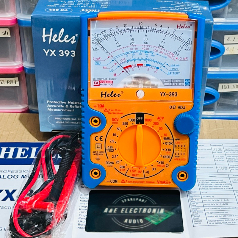 Jual Multitester / Tester HELES YX-393 Analog Original | Shopee Indonesia
