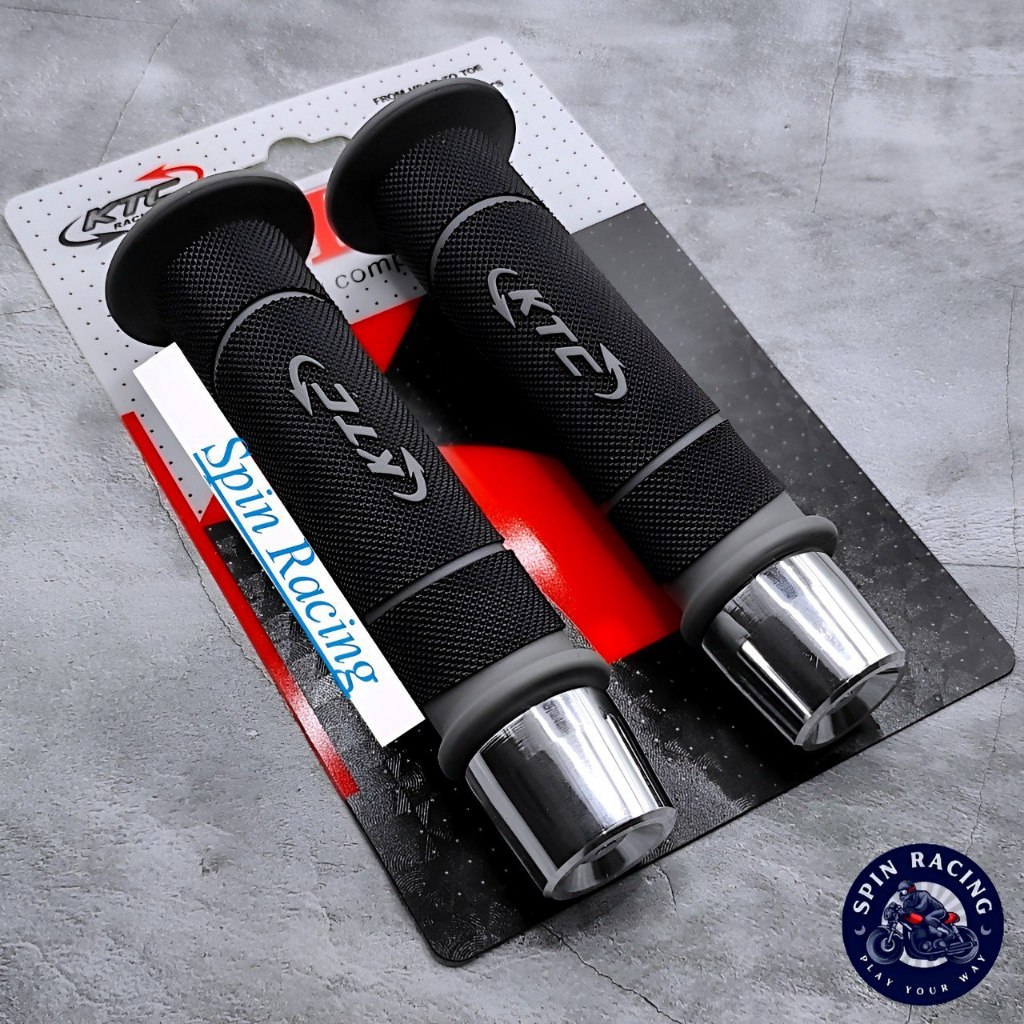 Jual Handgrip Handle Grip KTC Racing HG55 + Jalu Stang Chrome Model Pcx ...