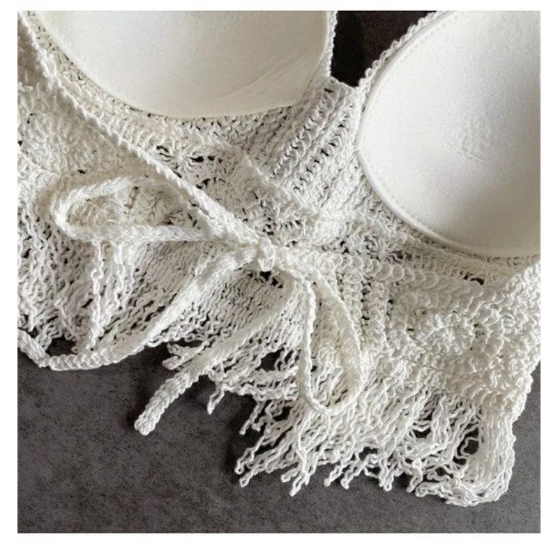Jual Bikini Rajut Bali Pantai Bra Rajut Vest Rumbai Rajut Bh Bikini ...