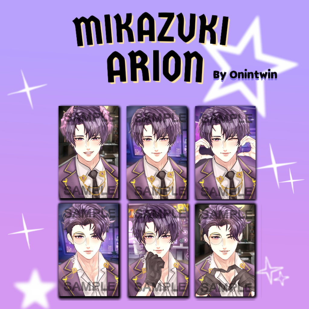 Jual Photocard VTUBER Indonesia Mikazuki Arion new version by onintwin