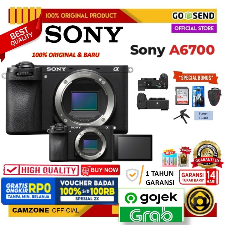 Jual Sony A6700 Body Only Mirrorless Camera Sony Alpha A 6700 Garansi ...