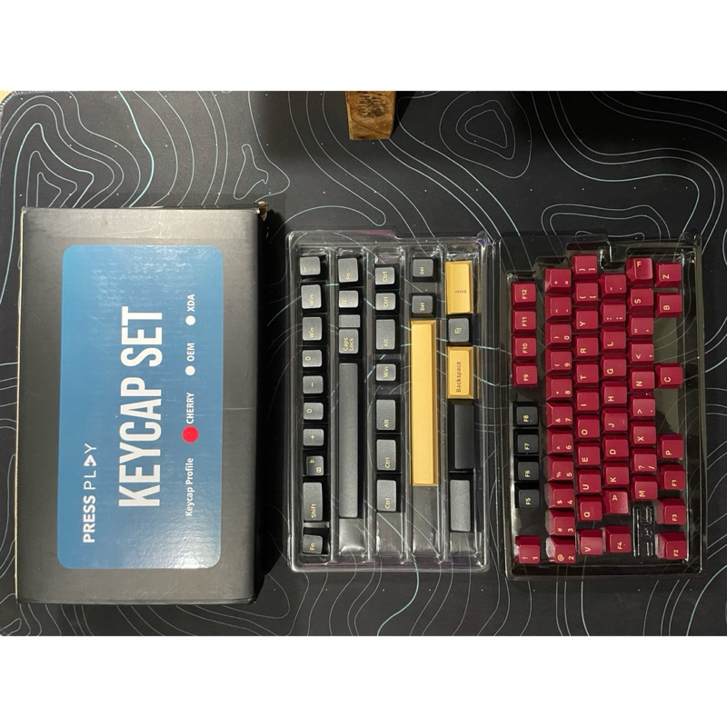 Jual Pressplay SCARLET PBT Doubleshot Keycaps Keycap Set | Shopee Indonesia
