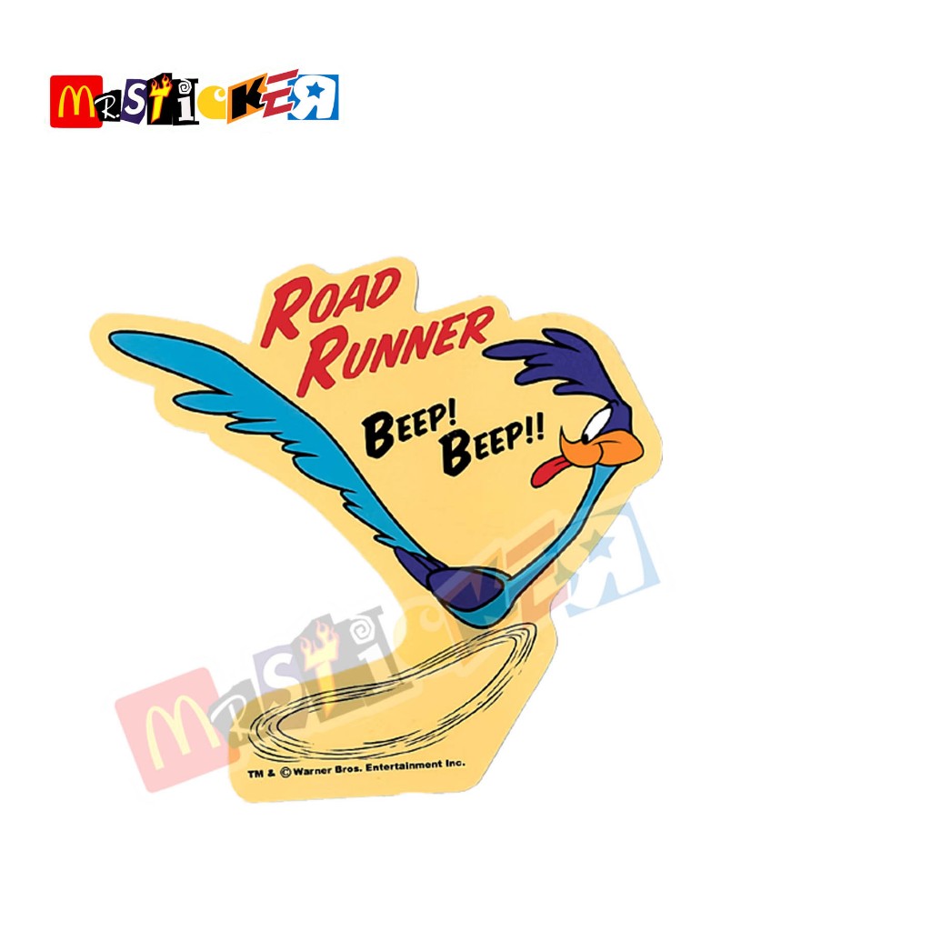 Jual sticker looney tunes Road Runner graphic diecut stiker retro ...