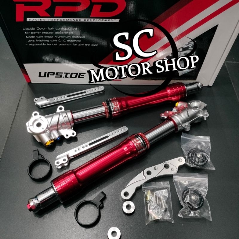Jual Shock depan RPD model upside down 430mm nmax old - nmax new - nmax ...