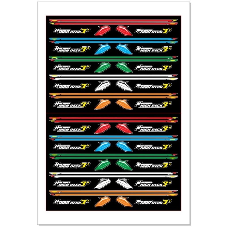 Jual stiker selendang jb3 miniatur bus berbagai macam warna | Shopee ...
