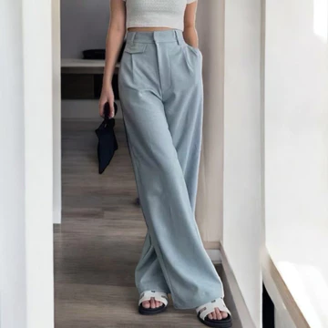 Oro Pants Celana Wanita Panjang Kerja Kantor Formal Kulot Loose Pants Highwaist Trousers