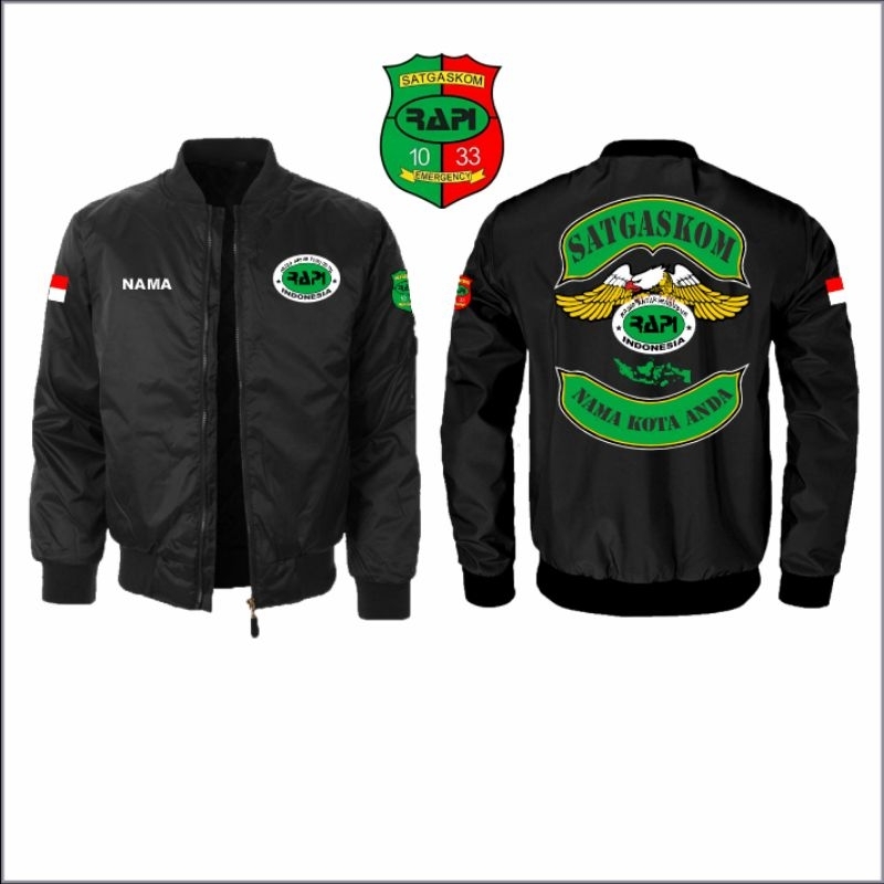 Jual jaket RAPI bomber/Satgaskom/satpam | Shopee Indonesia