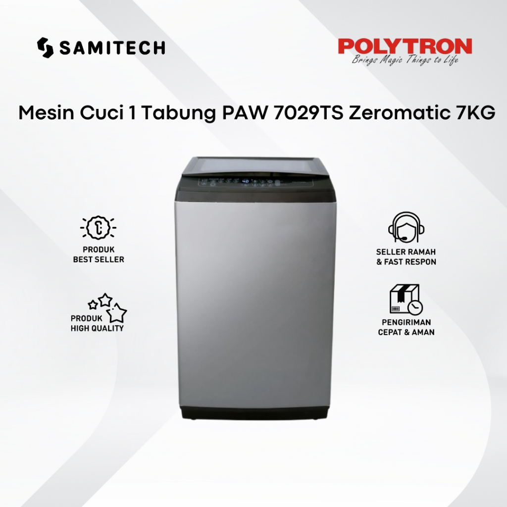 Review Mendalam Polytron Zeromatic Laguna PAW 11513: Pengalaman Mencuci Otomatis yang Mengubah Segalanya