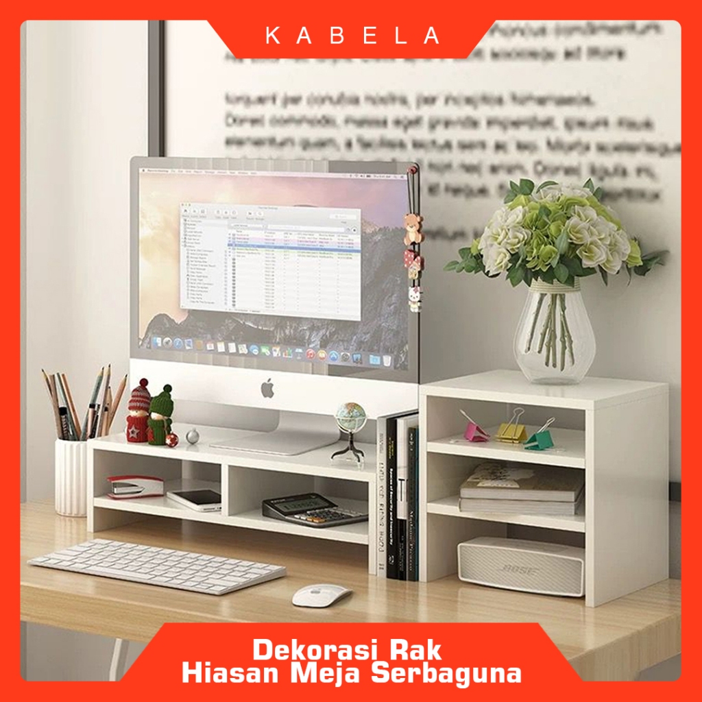 Jual KABELA - Rak desktop Komputer Serbaguna/Rak Meja Laptop / keyboard ...
