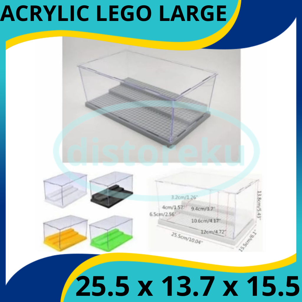 Jual BRICKS BASE PLATE MINI DISPLAY BOX BRICK MINIFIGURE DISPLAY ...